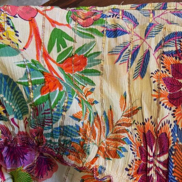 Me 2 Magic Women's Floral Bohemian Summer Festival Floral Maxi Dress Size Large - Picture 6 of 10